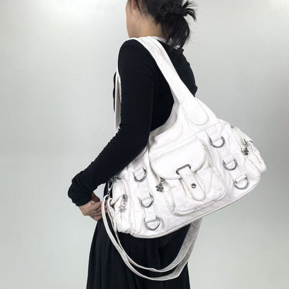 Hardware Shoulder Tote Bag