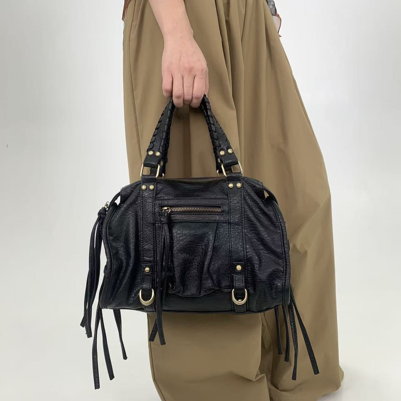 Tassel Shoulder Handbag