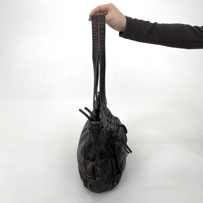 Slouchy Multi Pocket Shoulder Bag