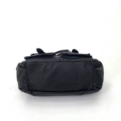 Pleated Multi Pocket Shoulder Bag