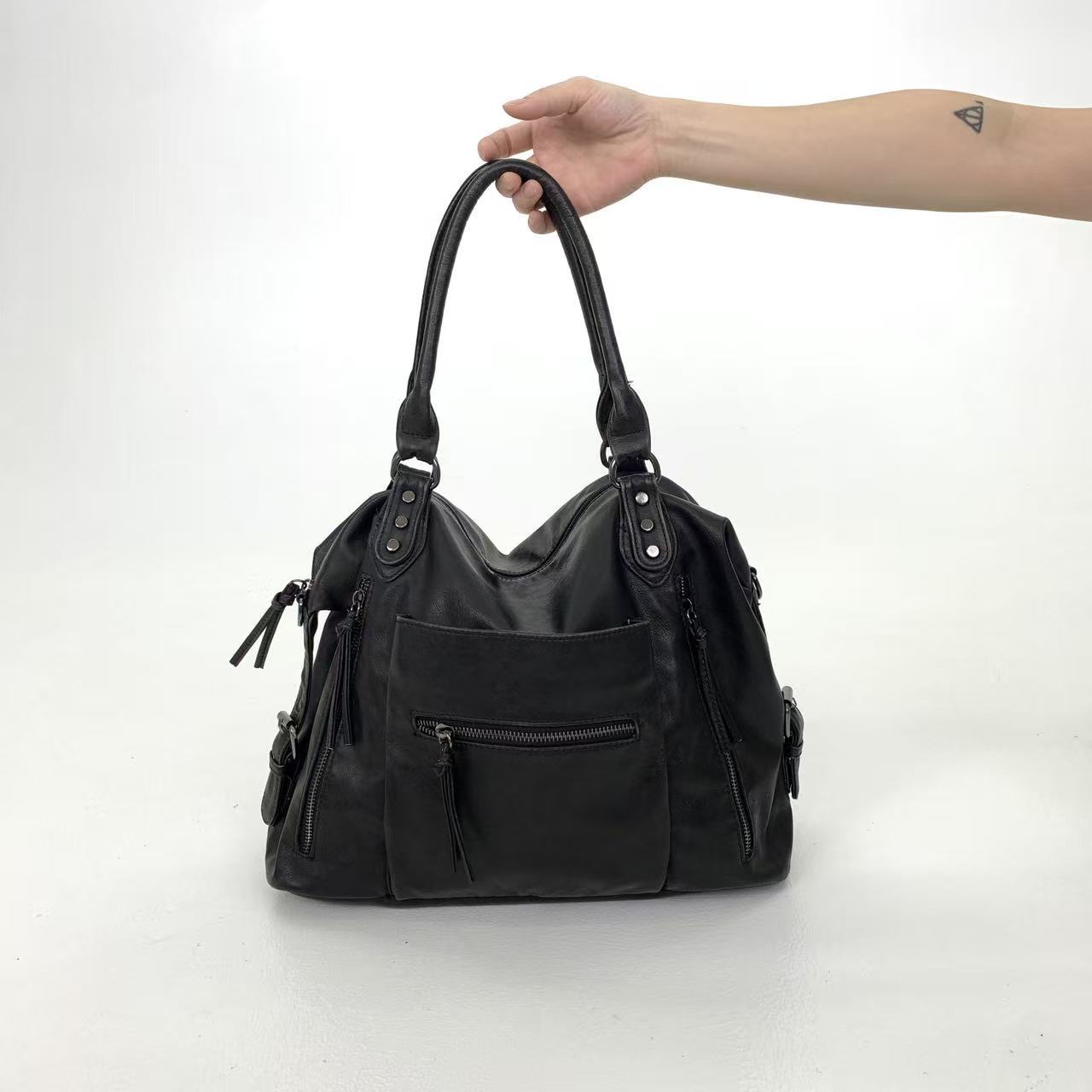 Large Washed Tote Bag