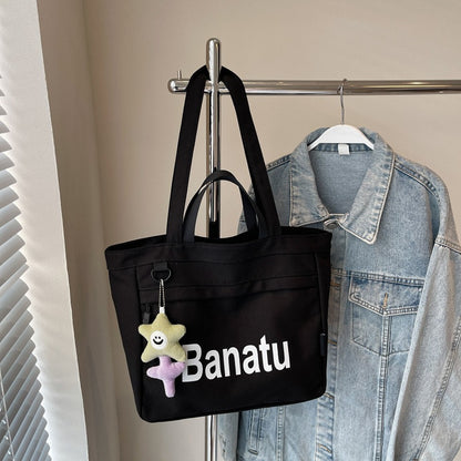 Graphic Canvas Tote Bag