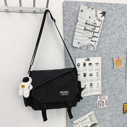 Lightweight Nylon Messenger Bag
