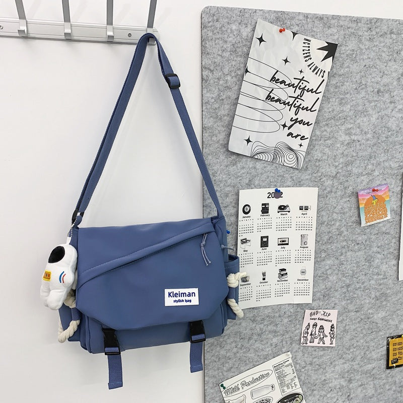 Lightweight Nylon Messenger Bag