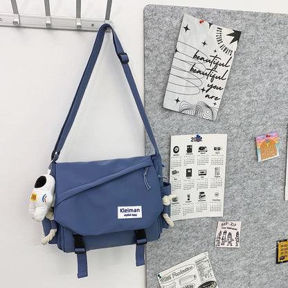 Lightweight Nylon Messenger Bag