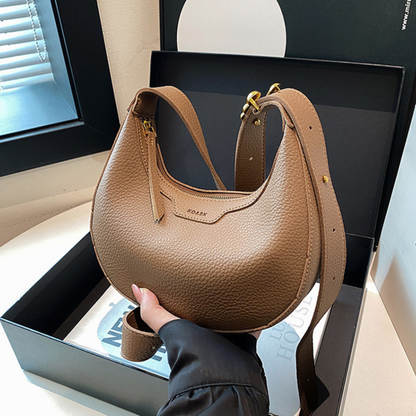 Minimalist Crescent Shoulder Bag