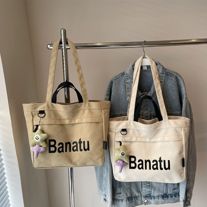Graphic Canvas Tote Bag