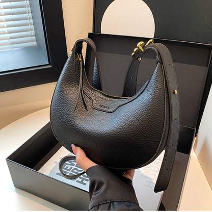 Minimalist Crescent Shoulder Bag