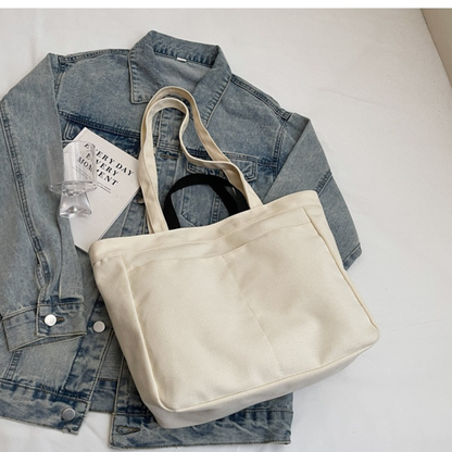 Graphic Canvas Tote Bag