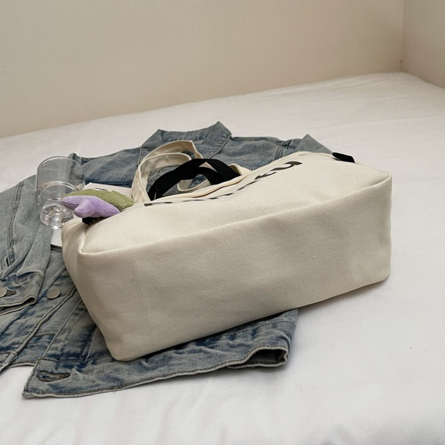 Graphic Canvas Tote Bag