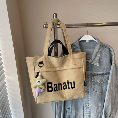 Graphic Canvas Tote Bag