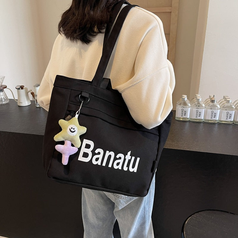 Graphic Canvas Tote Bag