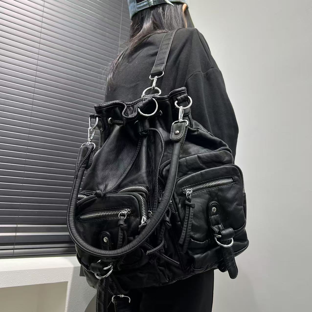 Convertible Multi Pocket Backpack