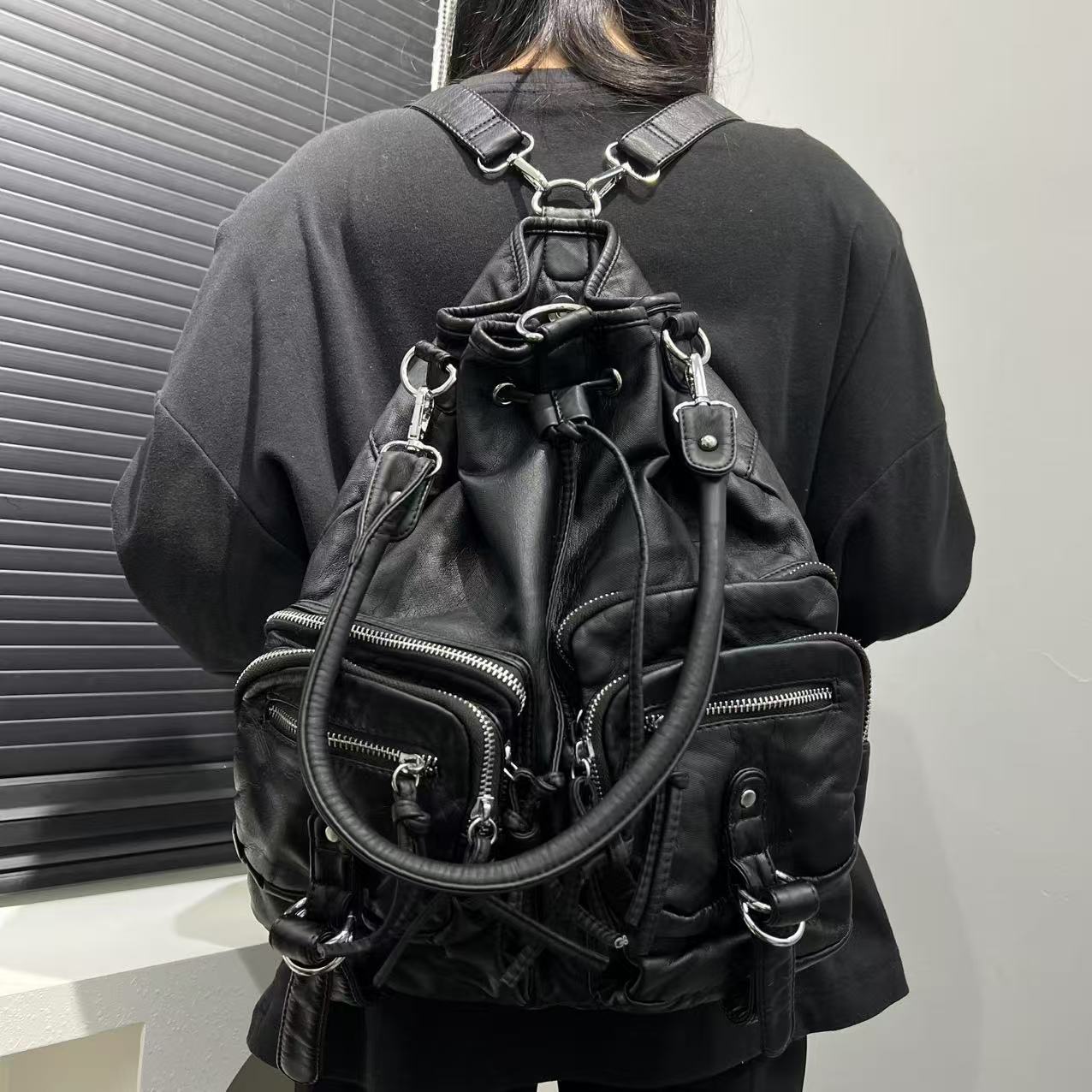 Convertible Multi Pocket Backpack