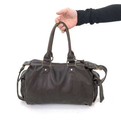 Distressed Multi Pocket Shoulder Bag